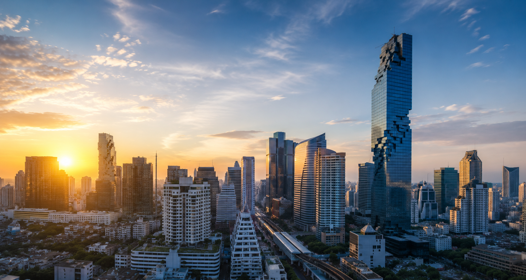 Bangkok skyline